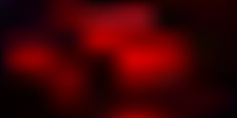 Dark pink, red vector blurred template.