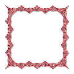 Frame, in the style of an ornament, Vector illustration eps 10, Art.	