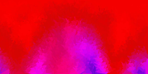 Dark blue, red vector abstract triangle pattern.