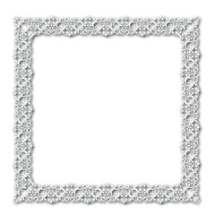 Frame, in the style of an ornament, Vector illustration eps 10, Art.	