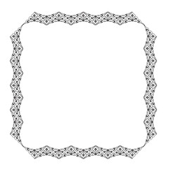 Frame, in the style of an ornament, Vector illustration eps 10, Art.	