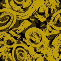Stoffe zum Nähen Abstract grunge modern seamless pattern