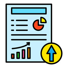 Upload Filled Line Icon