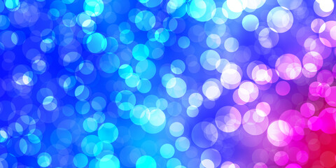 Light Blue, Red vector background with spots.