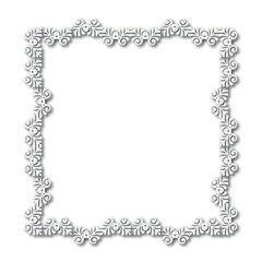 Frame, in the style of an ornament, Vector illustration eps 10, Art.	