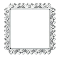 Frame, in the style of an ornament, Vector illustration eps 10, Art.	