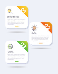 Vertical infographic design with icons and 3 options or steps. Thin line. Infographics business concept. Can be used for info graphics, flow charts, presentations, mobile web sites, printed materials.