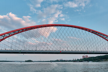 Bugrinsky Bridge is road bridge over Ob river in Novosibirsk, Russia.