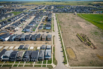 Arial of Saskatoon's newest neighborhood Brighton