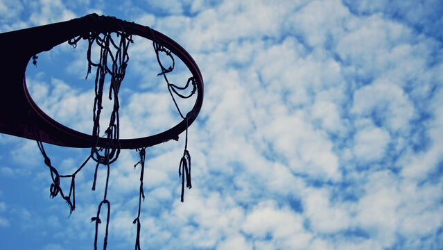 A basketball hoop