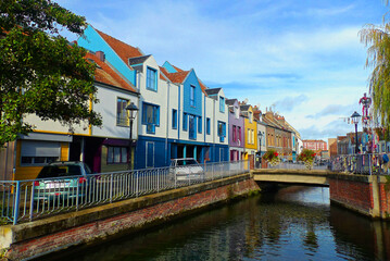 Naklejka premium Visit the beautiful city of Amiens in France 