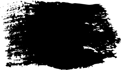 Fototapeta premium Black paint brush stroke. Ink brush strokes, brushes, lines.