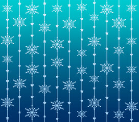 Snowflakes tumbler wrap sublimation, Christmas 20oz skinny tumbler, Winter backgriund