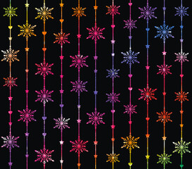 Snowflakes tumbler wrap sublimation, Winter background. Christmas 20oz skinny timbler