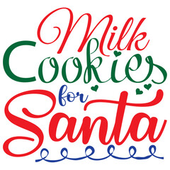 Milk Cookies for Santa