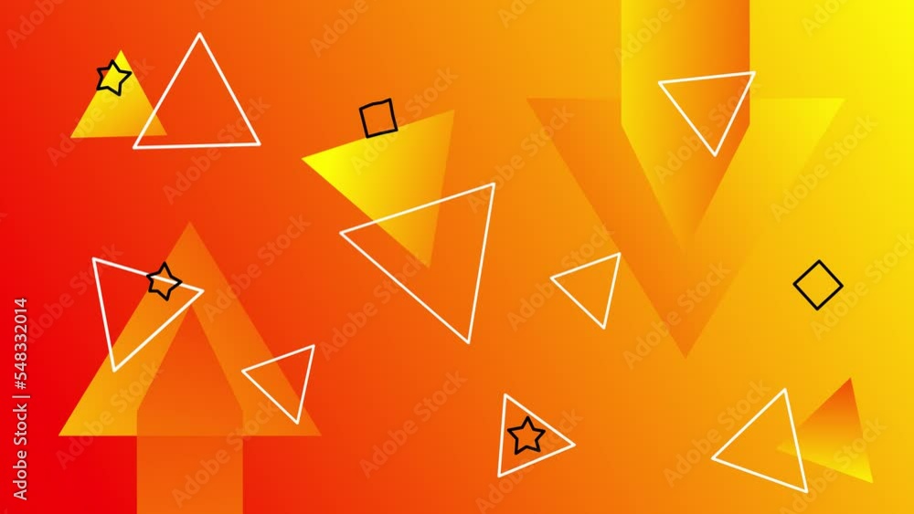 Poster flat animation, motion graphic background. color full line, dot, circle and abstract for backgrounds