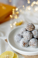 christmas cookies with chocolate