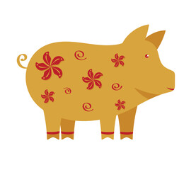 pig chinese zodiacal animal