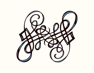 Vignette. Vector drawing