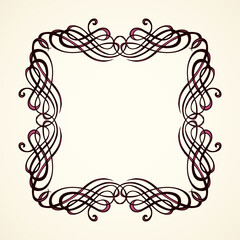 Vignette. Vector drawing