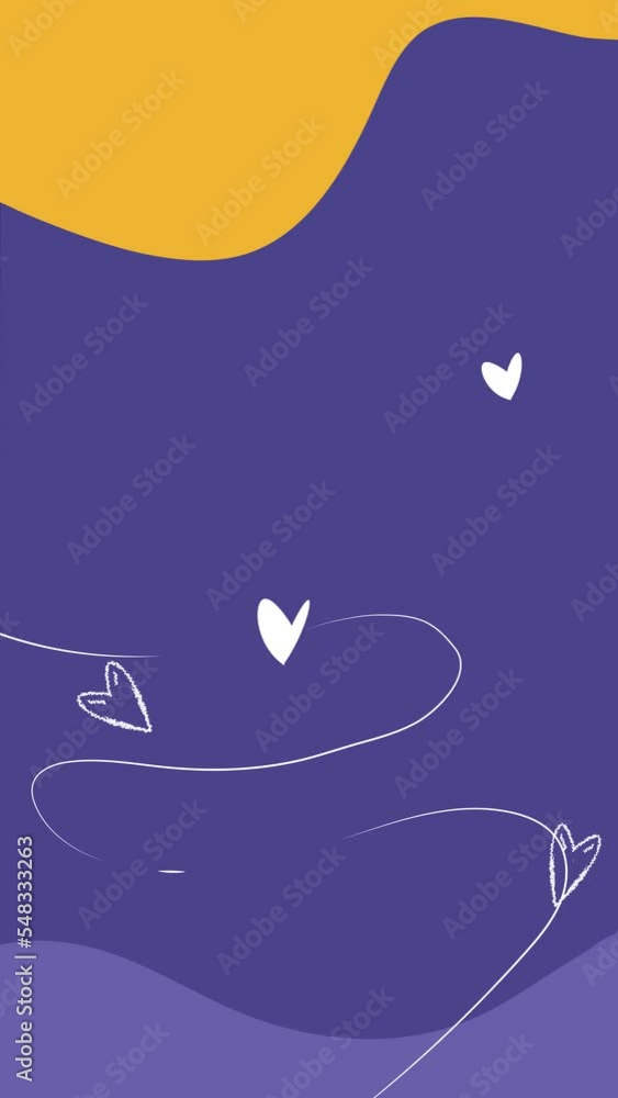Poster flat animation, motion graphic background. color full line, dot, circle and abstract for backgrounds