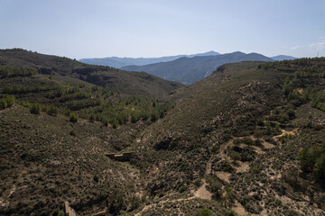mountainous landscape in the south of spain