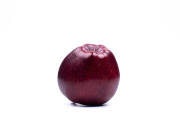 Red apple on a white background. Isolated