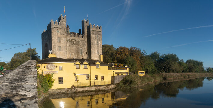 The historical Bunratty Castle at County Clare, Ireland
