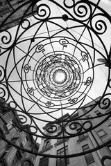 Iron Structure In Tunel Istanbul