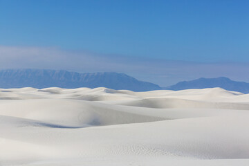 White sand dunes