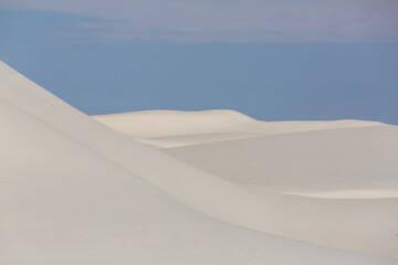 White sand dunes