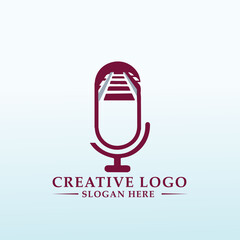 podcast Rail Entrepreneur minimalist logo