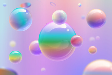 reflection, wallpaper, illustration, vector, blue, light, fun, round, design, circle, bubble, bubbles, ball, color, colorful, abstract, marble, marbles, background, abstract, rainbow, circle