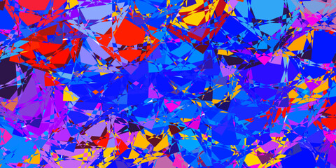 Light Multicolor vector texture with random triangles.