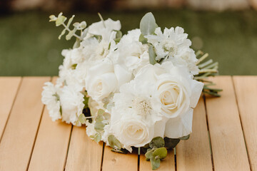 Bouquet de fleurs de la mariée