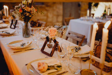 Tables de réceptions