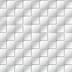 White square tiled texture background
