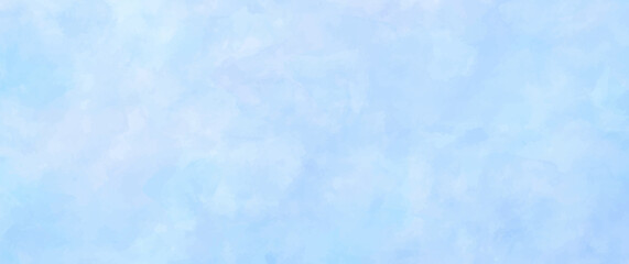 Blue vector watercolor art background for cover, cards, flyers, poster, wallpaper. Christmas illustration for design. Hand drawn painted abstract backdrop. Happy New Year! Empty blank.