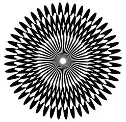 Fototapeta premium black and white spiral