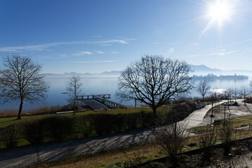 Impression vom Chiemsee im Herbst