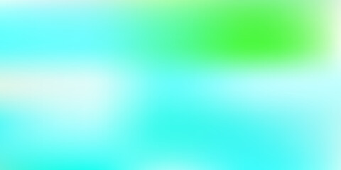 Light green vector abstract blur template.