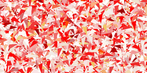 Light red vector pattern with polygonal shapes.