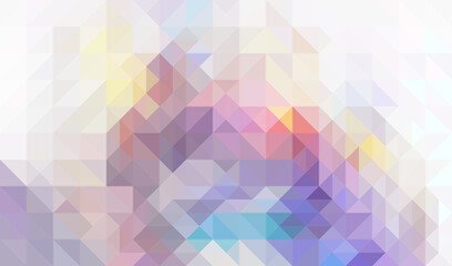 Pastel low poly elegant background, vector multicolor, colorful luxury light backdrop, banner, poster wallpaper