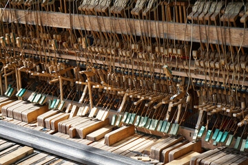 metaphorical interior of disturbed and tired instrument