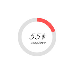 Loading bar progress icons, load sign green vector illustration. System software update and upgrade concept