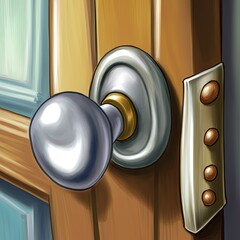 Door knobs or aluminum door