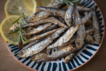 Grilled sardnie fish