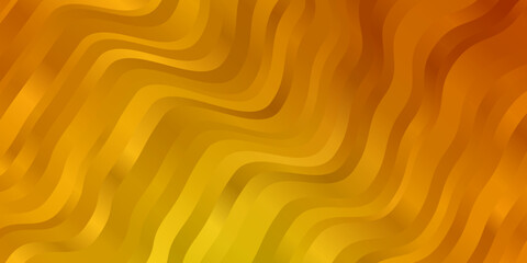 Light Orange vector backdrop with bent lines.
