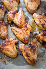 Roasted or grilled chicken wings