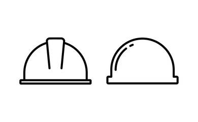 Helmet icon vector for web and mobile app. Motorcycle helmet sign and symbol. Construction helmet icon. Safety helmet